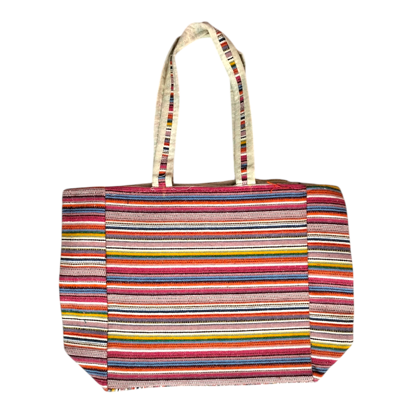 Handcrafted Shantiniketan Cotton Tote Bag – Traditional Bengali Art