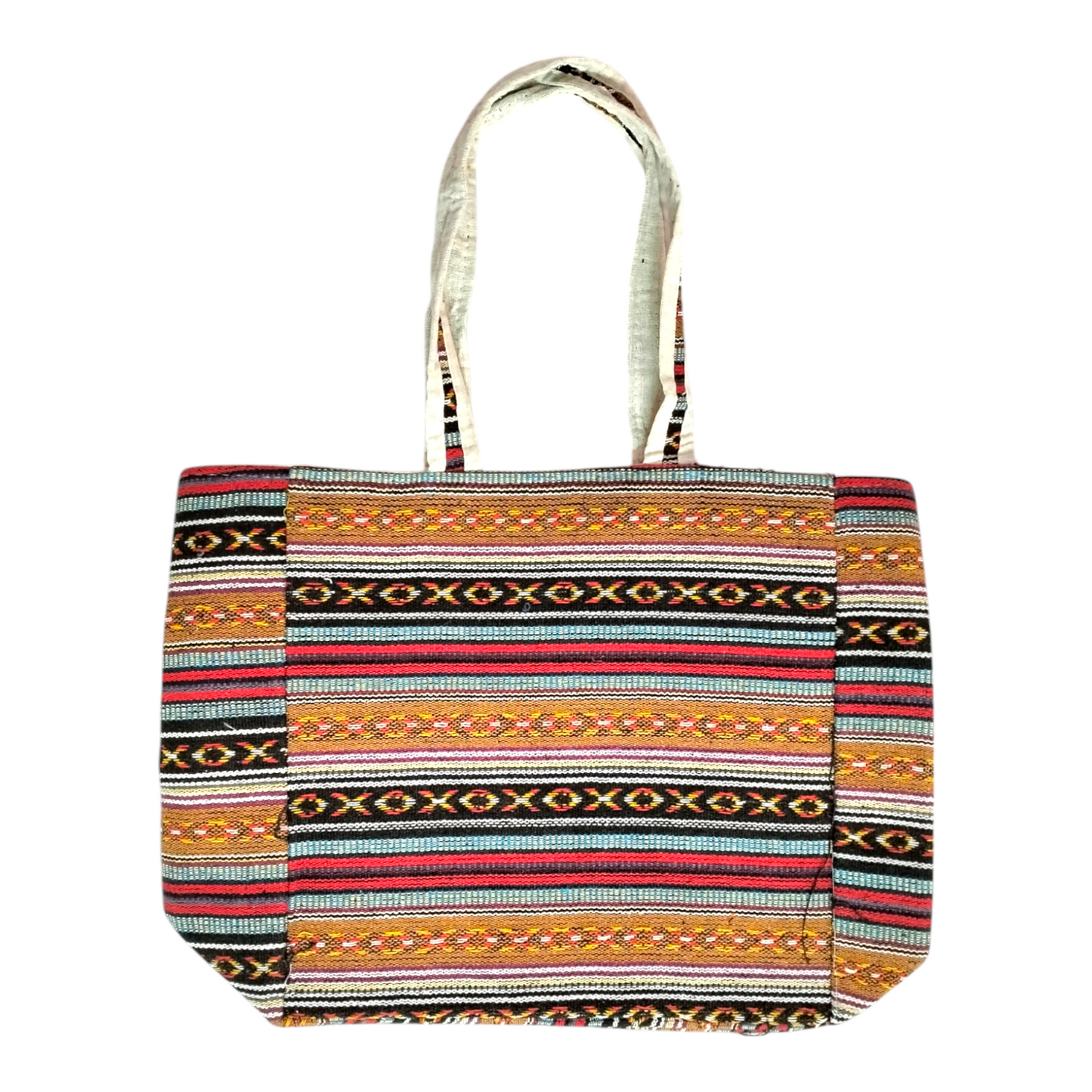 Handcrafted Shantiniketan Cotton Tote Bag – Traditional Bengali Art