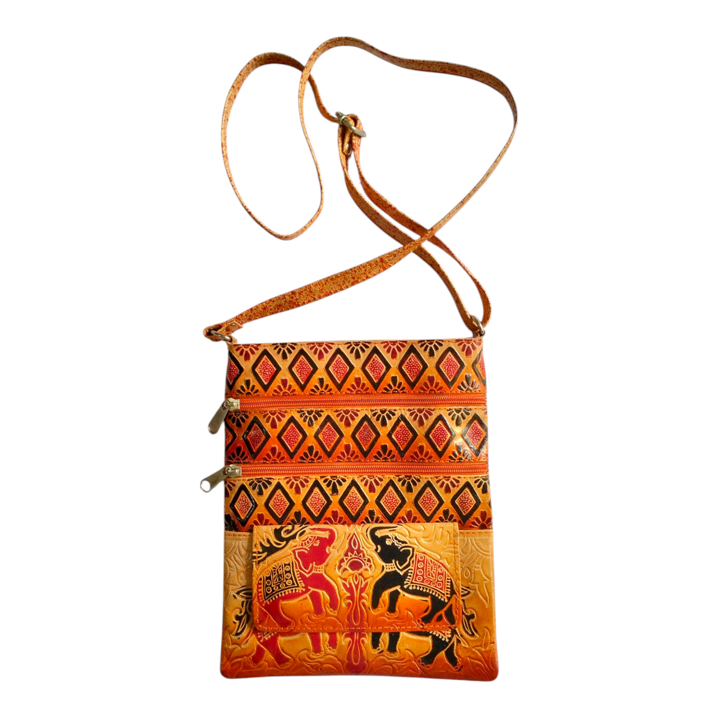 Traditional Crossbody Sling Bag Small Size for Women | Art of Shantiniketan