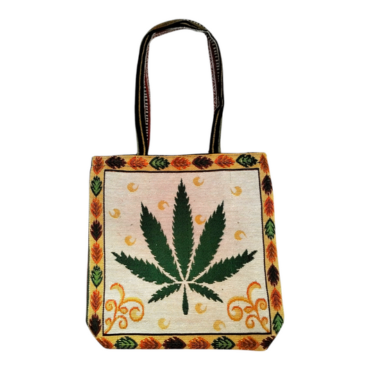 Handcrafted Shantiniketan Cotton Tote Bag – Traditional Bengali Art