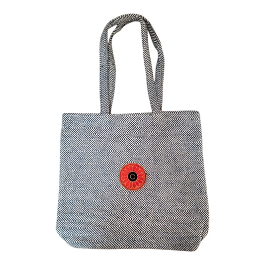 Handcrafted Shantiniketan Cotton Tote Bag – Traditional Bengali Art