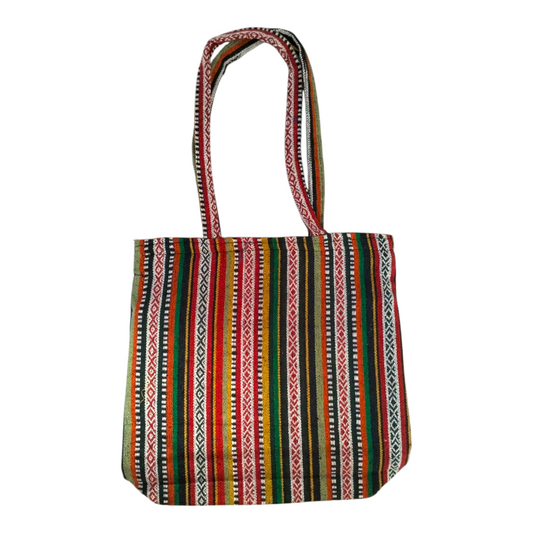 Handcrafted Shantiniketan Cotton Tote Bag – Traditional Bengali Art