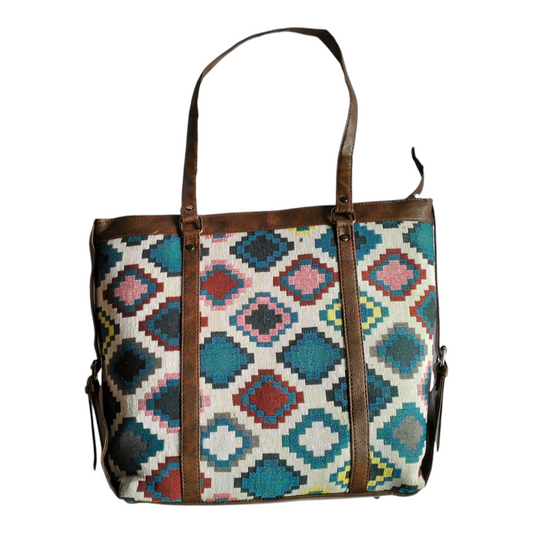 Traditional Shantiniketan Shoulder Bag for Women – Large, Spacious & Handcrafted with Ethnic Charm