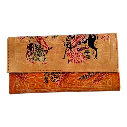 Handmade Shantiniketan Purse for Women – Authentic Indian Art Design
