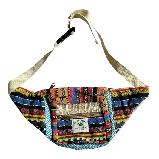 Handcrafted Shantiniketan Sling Bag for Women – Cotton & Pure Hemp Crossbody Style