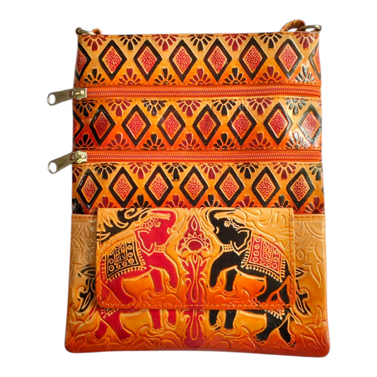 Traditional Crossbody Sling Bag Small Size for Women | Art of Shantiniketan