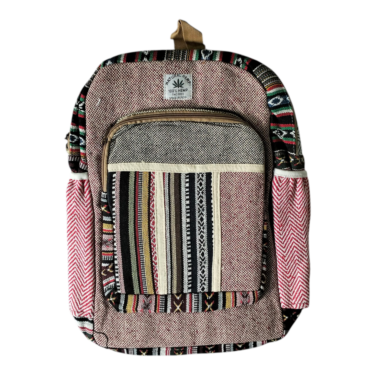 Handcrafted Traditional Shantiniketan Cotton Backpack – Artisanal & Stylish