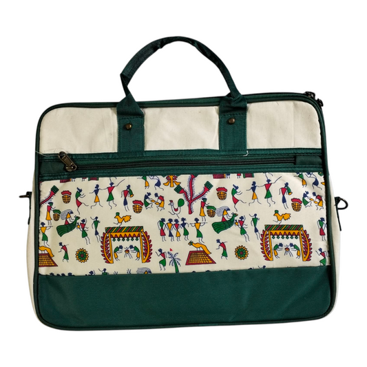 Colorful Cotton Shantiniketan Style Handbag – Small Travel Bag for Women